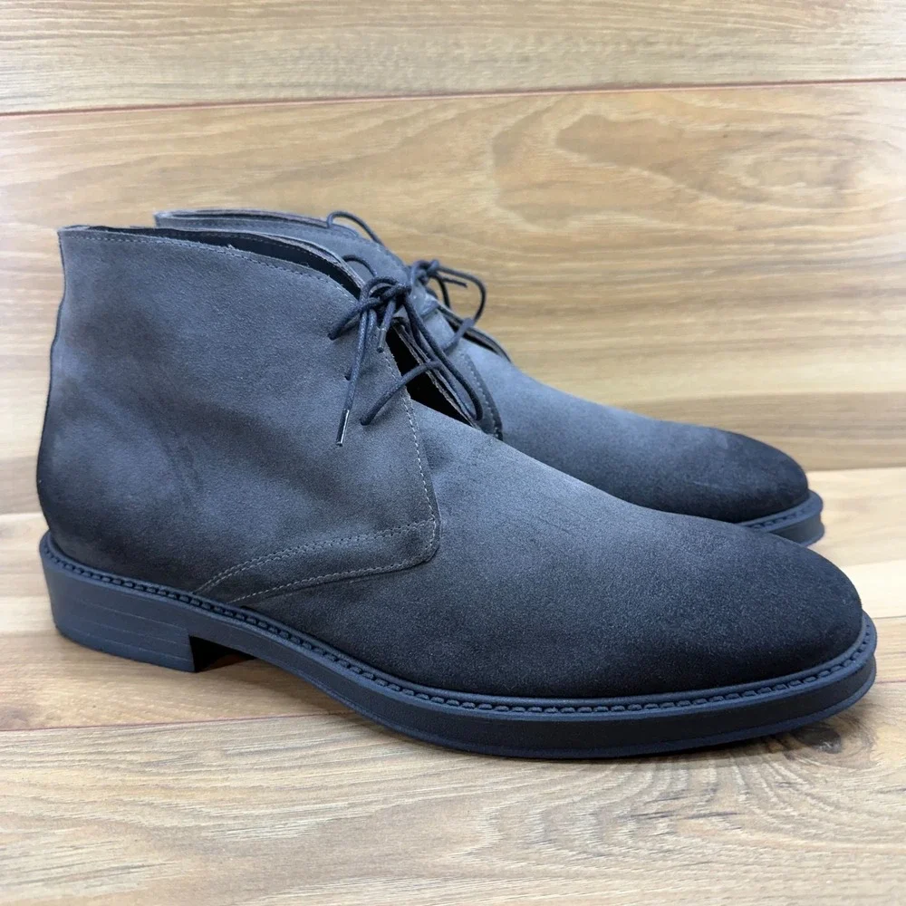 To Boot Danil Desert Chukka Boots Mens 10 Gray Suede Old Money Smart Casual